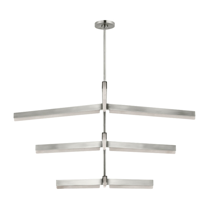 Visual Comfort KWCH705 Linea 6-lt 56" 3-Tier LED Chandelier