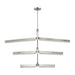 Visual Comfort KWCH705 Linea 6-lt 56" 3-Tier LED Chandelier