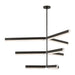 Visual Comfort KWCH705 Linea 6-lt 56" 3-Tier LED Chandelier