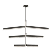 Visual Comfort KWCH705 Linea 6-lt 56" 3-Tier LED Chandelier