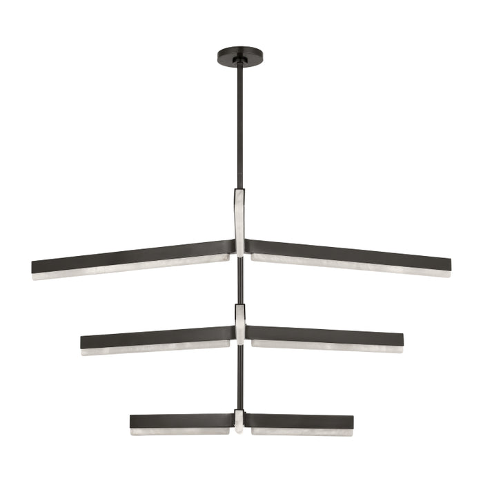 Visual Comfort KWCH705 Linea 6-lt 56" 3-Tier LED Chandelier