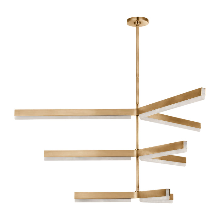 Visual Comfort KWCH705 Linea 6-lt 56" 3-Tier LED Chandelier