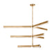 Visual Comfort KWCH705 Linea 6-lt 56" 3-Tier LED Chandelier