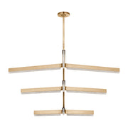 Visual Comfort KWCH705 Linea 6-lt 56" 3-Tier LED Chandelier