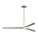 Visual Comfort KWCH706 Linea 3-lt 42" LED Chandelier - Antique Nickel