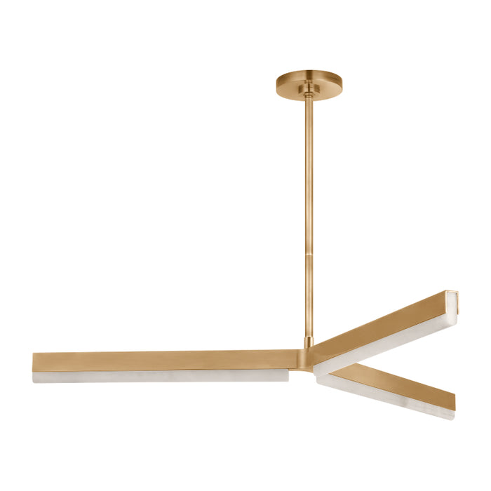 Visual Comfort KWCH706 Linea 3-lt 42" LED Chandelier