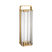 Visual Comfort KWFL61827 Flacara 24" Tall LED Rechargeable Lantern - Hand Rubbed Antique Brass