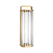 Visual Comfort KWFL61827 Flacara 24" Tall LED Rechargeable Lantern - Hand Rubbed Antique Brass