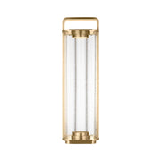 Visual Comfort KWFL61827 Flacara 24" Tall LED Rechargeable Lantern - Hand Rubbed Antique Brass