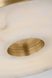 Visual Comfort KWFM70227 Wyllis 18" LED Flush Mount - Hand Rubbed Antique Brass