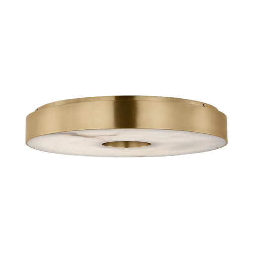 Visual Comfort KWFM70227 Wyllis 18" LED Flush Mount - Hand Rubbed Antique Brass