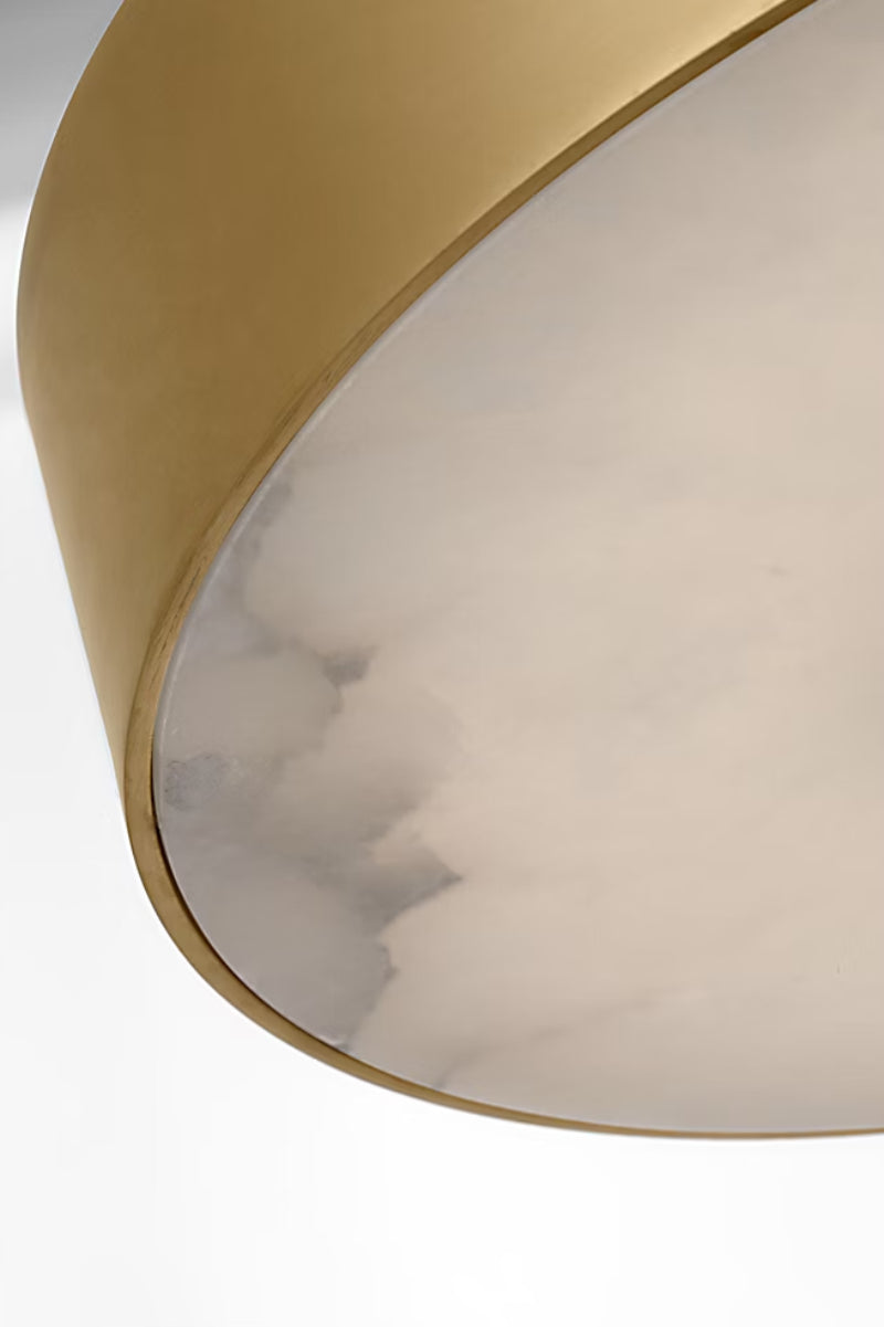 Visual Comfort KWFM70327 Wyllis 12" LED Flush Mount - Hand Rubbed Antique Brass