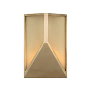 Visual Comfort KWOWS69327 Punto 1-lt 10" Tall LED Outdoor Wall Sconce - Hand-Rubbed Antique Brass