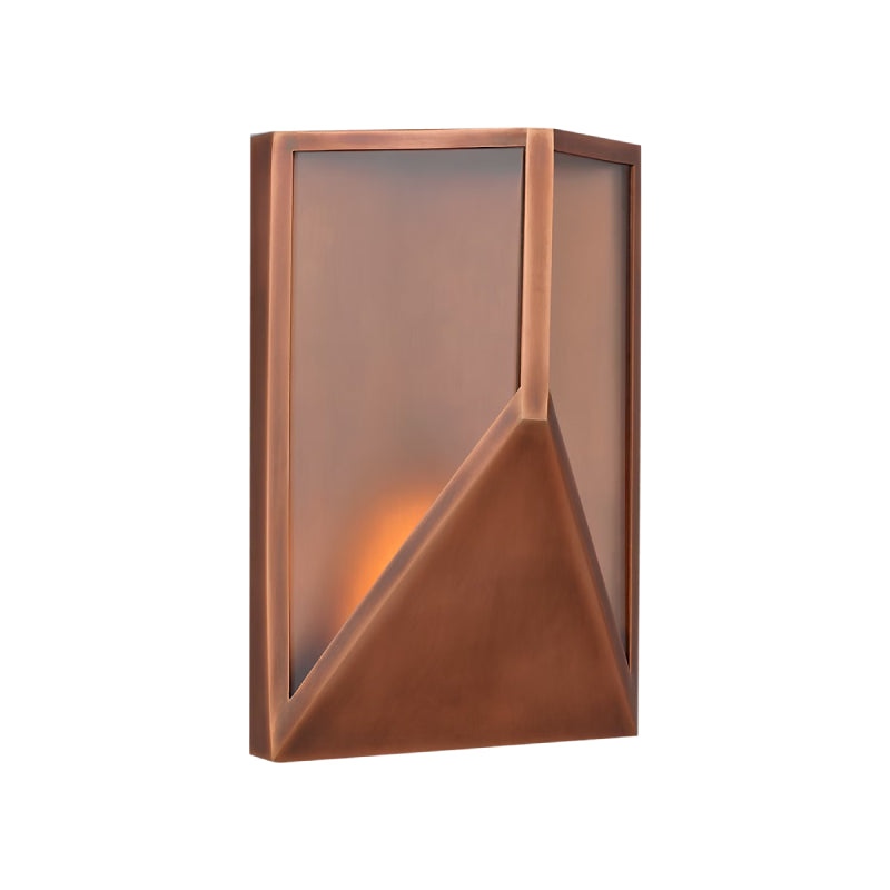 Visual Comfort KWOWS69327 Punto 1-lt 10" Tall LED Outdoor Wall Sconce - Natural Copper