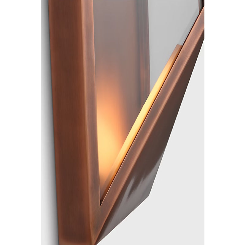 Visual Comfort KWOWS69327 Punto 1-lt 10" Tall LED Outdoor Wall Sconce - Natural Copper