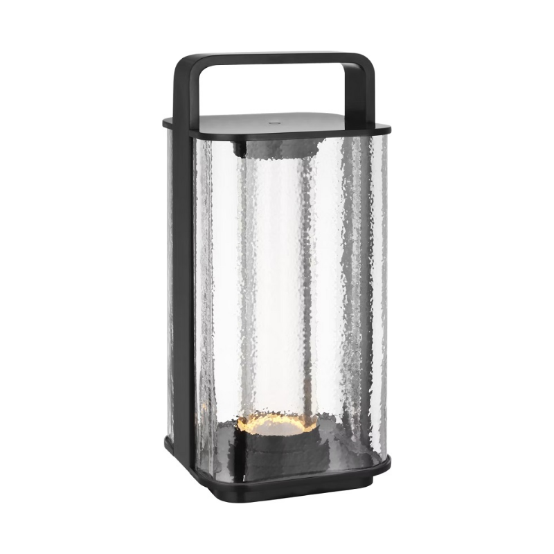 Visual Comfort KWTB61727 Flacara 1-lt 15" Tall LED Outdoor Rechargeable Lantern - Bronze