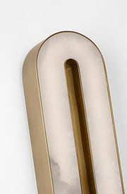 Visual Comfort KWWS69727 Wyllis 18" Tall LED Wall Sconce - Hand Rubbed Antique Brass