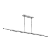 Tech 700LSSTG284 Stagger 2 2-lt 24" LED Linear Suspension - Polished Stainless Steel