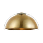 Visual Comfort MDFM73527 Lusi 24" LED Flush Mount - Hand Rubbed Antique Brass