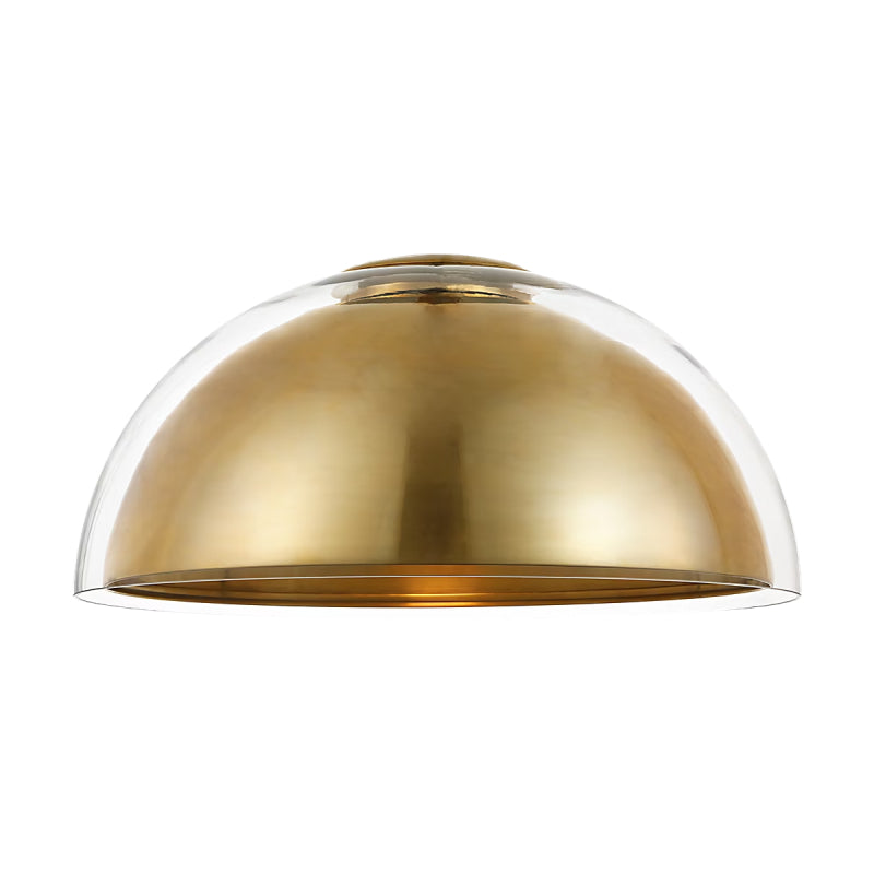Visual Comfort MDFM73527 Lusi 24" LED Flush Mount - Hand Rubbed Antique Brass