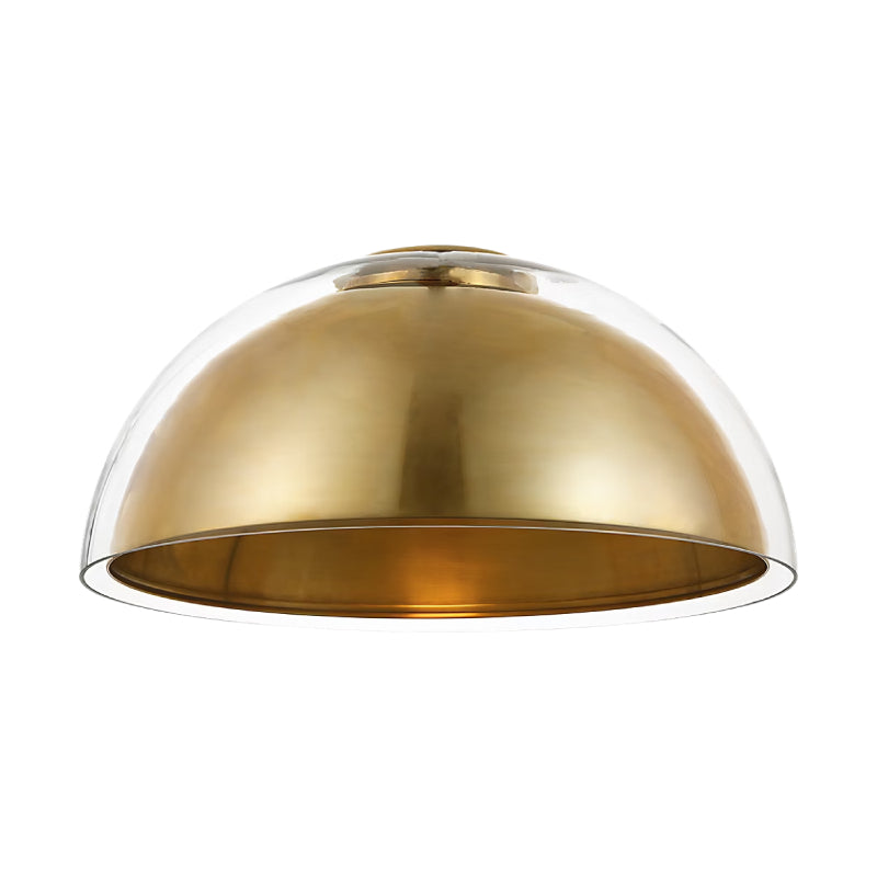 Visual Comfort MDFM73527 Lusi 24" LED Flush Mount - Hand Rubbed Antique Brass
