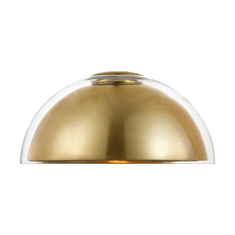 Visual Comfort MDFM73527 Lusi 24" LED Flush Mount - Hand Rubbed Antique Brass
