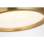 Visual Comfort MDFM73827 Dola 6" LED Flush Mount - Hand Rubbed Antique Brass