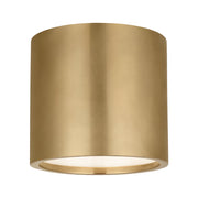 Visual Comfort MDFM73827 Dola 6" LED Flush Mount - Hand Rubbed Antique Brass