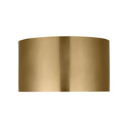 Visual Comfort MDFM73927 Dola 13" LED Flush Mount - Hand Rubbed Antique Brass