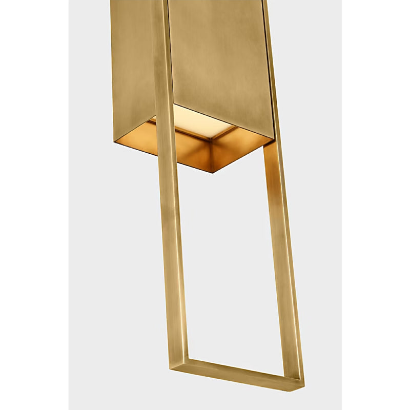 Visual Comfort MDOWS72427 Alude 1-lt 24" Tall LED Wall Sconce - Hand Rubbed Antique Brass