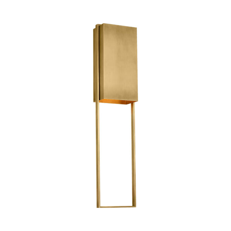 Visual Comfort MDOWS73227 Alude 1-lt 36" Tall LED Wall Sconce - Hand Rubbed Antique Brass