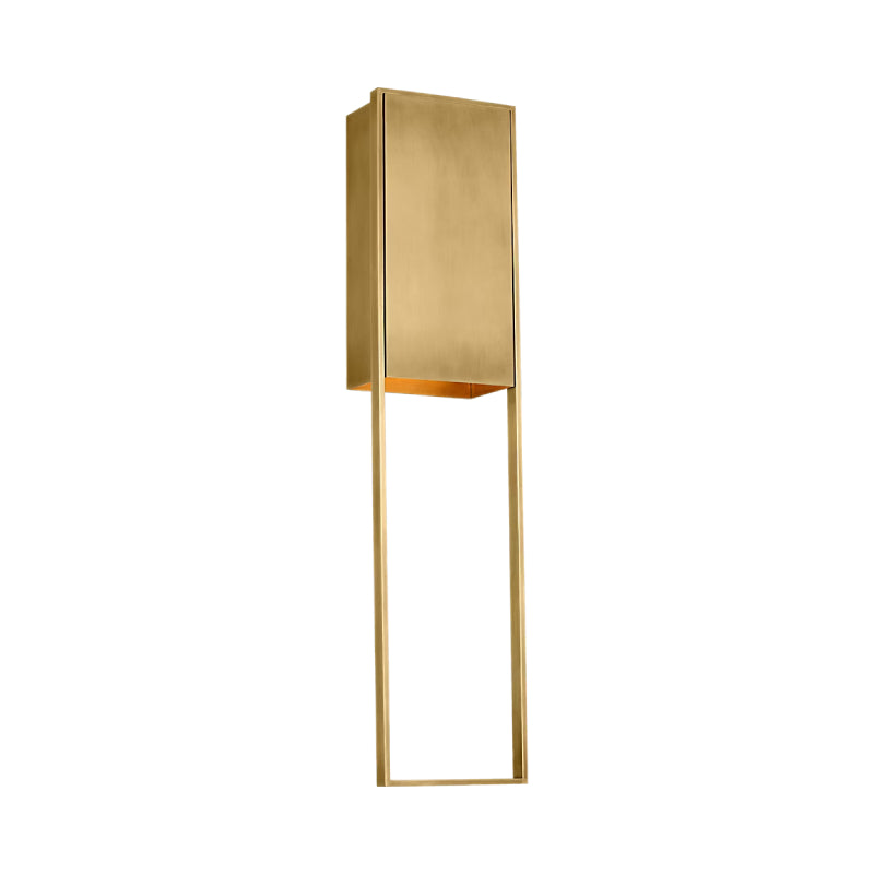 Visual Comfort MDOWS73227 Alude 1-lt 36" Tall LED Wall Sconce - Hand Rubbed Antique Brass