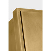 Visual Comfort MDOWS73227 Alude 1-lt 36" Tall LED Wall Sconce - Hand Rubbed Antique Brass