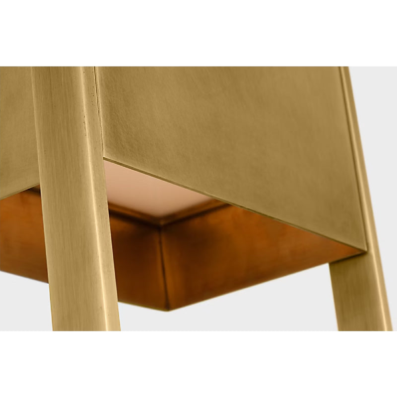Visual Comfort MDOWS73227 Alude 1-lt 36" Tall LED Wall Sconce - Hand Rubbed Antique Brass