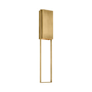 Visual Comfort MDOWS73327 Alude 1-lt 45" Tall LED Wall Sconce - Hand Rubbed Antique Brass