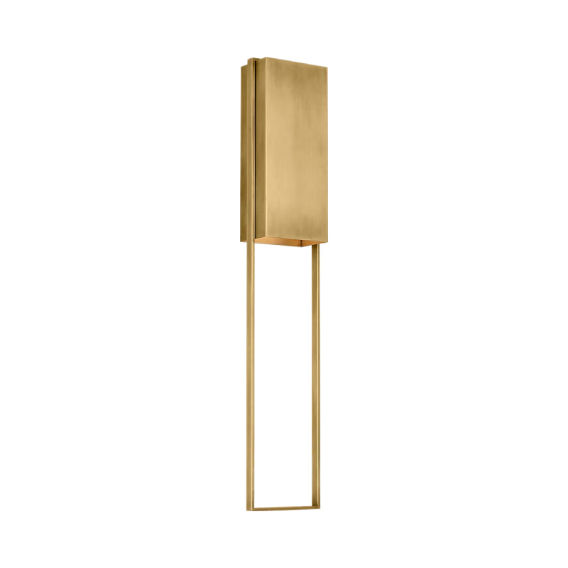 Visual Comfort MDOWS73327 Alude 1-lt 45" Tall LED Wall Sconce - Hand Rubbed Antique Brass