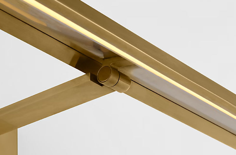 Visual Comfort MDPC79427 Trave 1-lt 18" LED Picture Light-Hand Rubbed Antique Brass