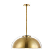 Visual Comfort MDPD73427 Lusi 1-lt 24" LED Pendant - Hand Rubbed Antique Brass