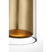 Visual Comfort MDPD73727 Tala 1-lt 6" LED Pendant - Hand-Rubbed Antique Brass