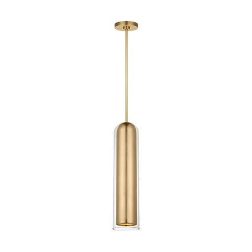 Visual Comfort MDPD73727 Tala 1-lt 6" LED Pendant - Hand-Rubbed Antique Brass