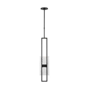 Visual Comfort MDPD74127 Duelle 1-lt 6" LED Pendant-Nightshade Black
