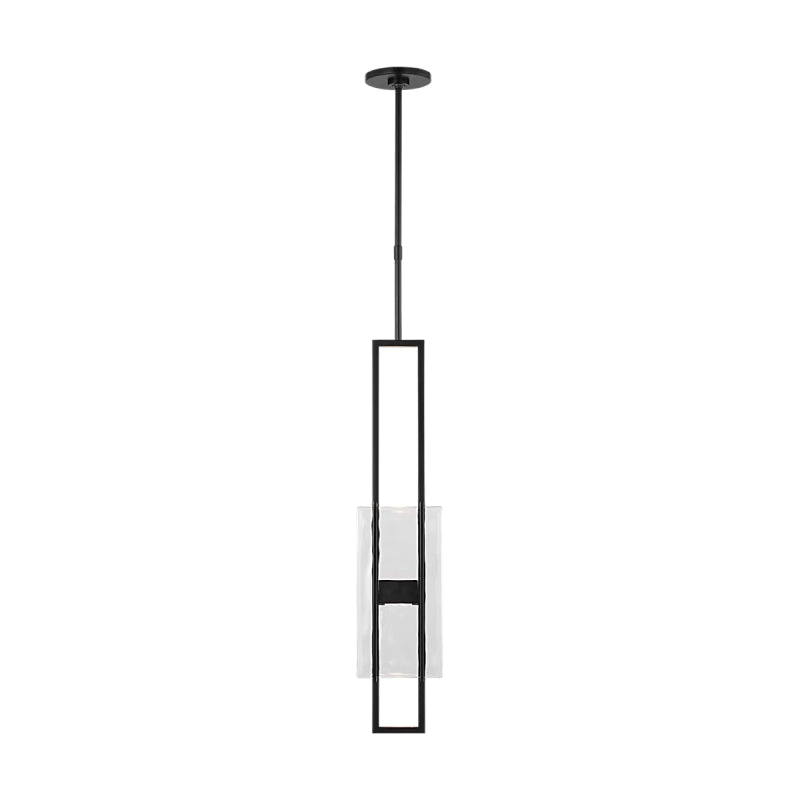 Visual Comfort MDPD74127 Duelle 1-lt 6" LED Pendant-Nightshade Black