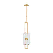 Visual Comfort MDPD74127 Duelle 1-lt 6" LED Pendant-Hand-Rubbed Antique Brass