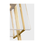 Visual Comfort MDPD74127 Duelle 1-lt 6" LED Pendant-Hand-Rubbed Antique Brass