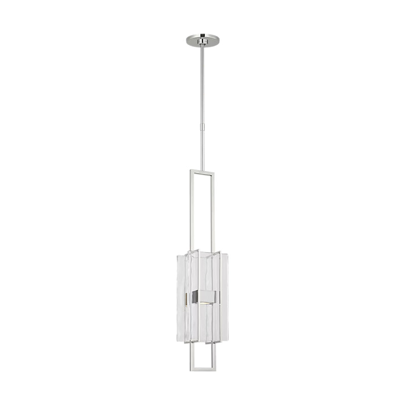 Visual Comfort MDPD74127 Duelle 1-lt 6" LED Pendant-Polished Nickel