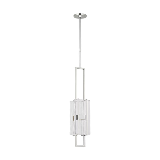 Visual Comfort MDPD74127 Duelle 1-lt 6" LED Pendant-Polished Nickel