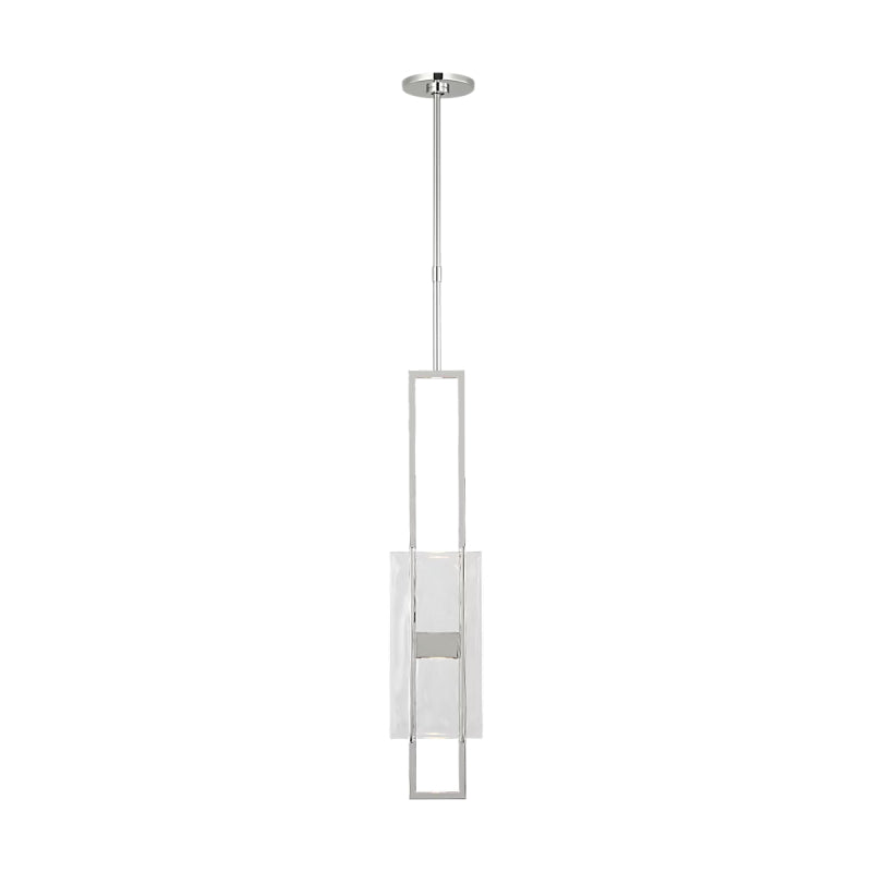 Visual Comfort MDPD74127 Duelle 1-lt 6" LED Pendant-Polished Nickel