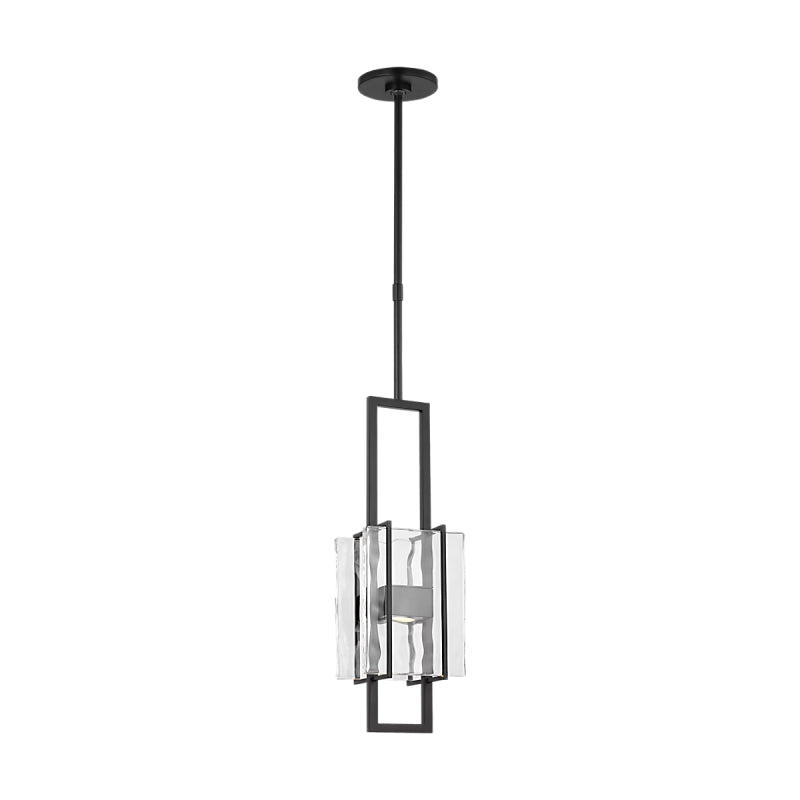 Visual Comfort MDPD74227 Duelle 1-lt 6" LED Pendant-Nightshade Black