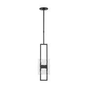 Visual Comfort MDPD74227 Duelle 1-lt 6" LED Pendant-Nightshade Black