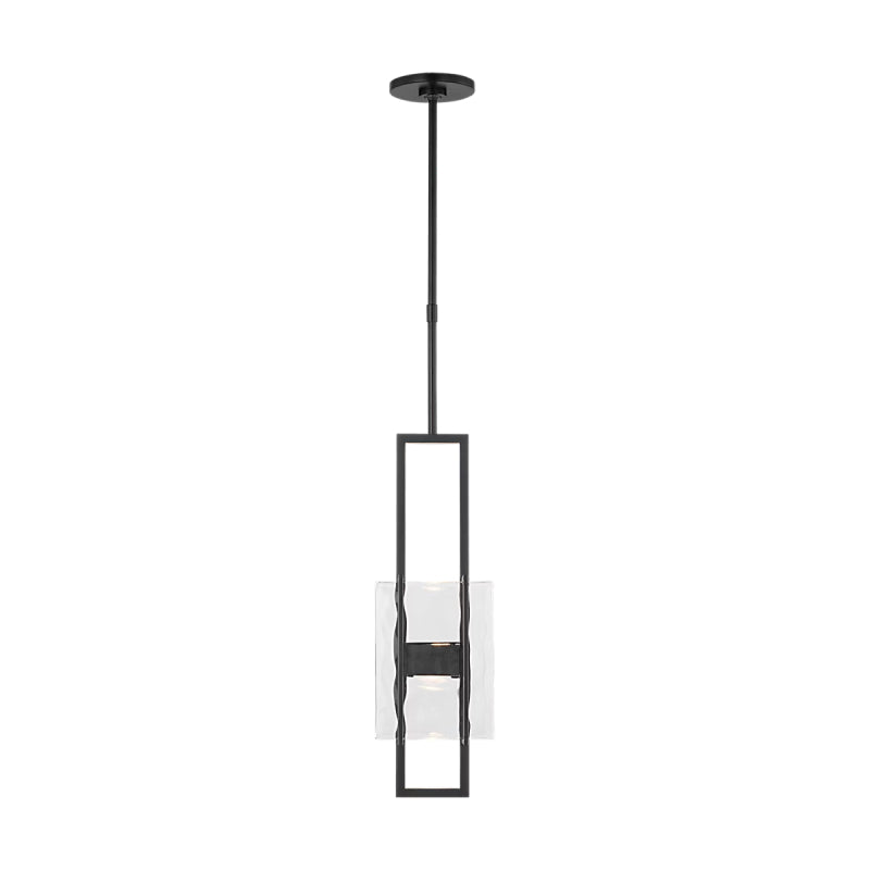 Visual Comfort MDPD74227 Duelle 1-lt 6" LED Pendant-Nightshade Black